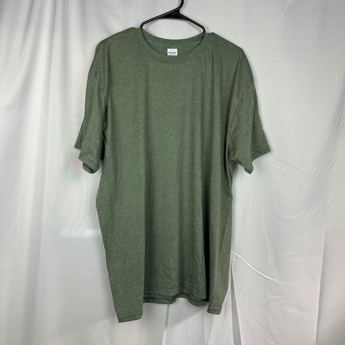 NWT Gildan Mens 2XL T-Shirt Military Green Soft Lot of 9