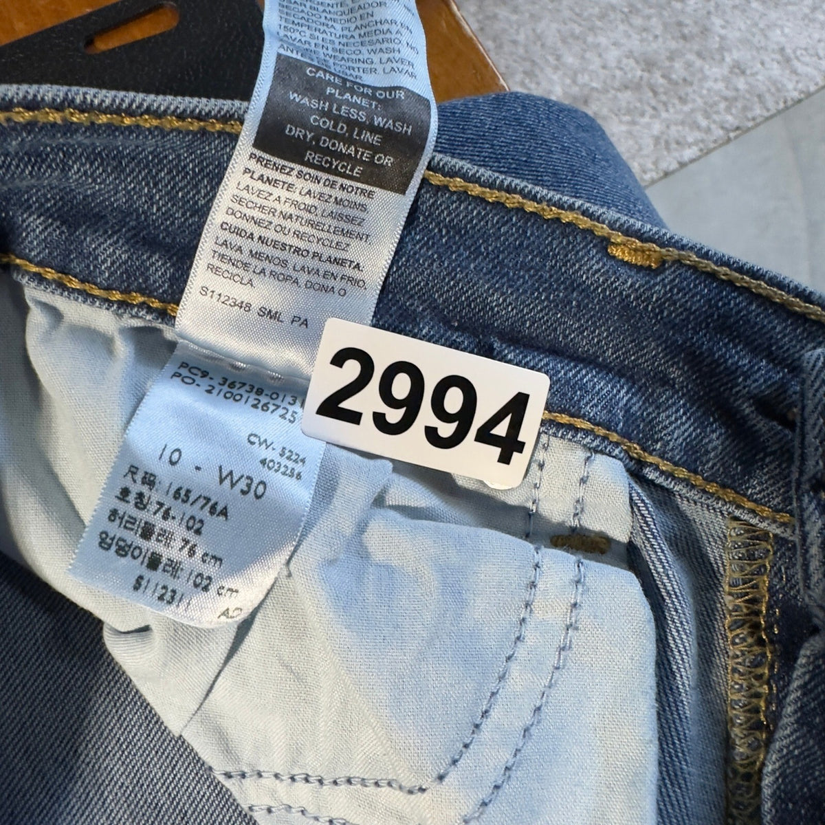 Signature by Levi Strauss Heritage Straight Jeans Womens 10