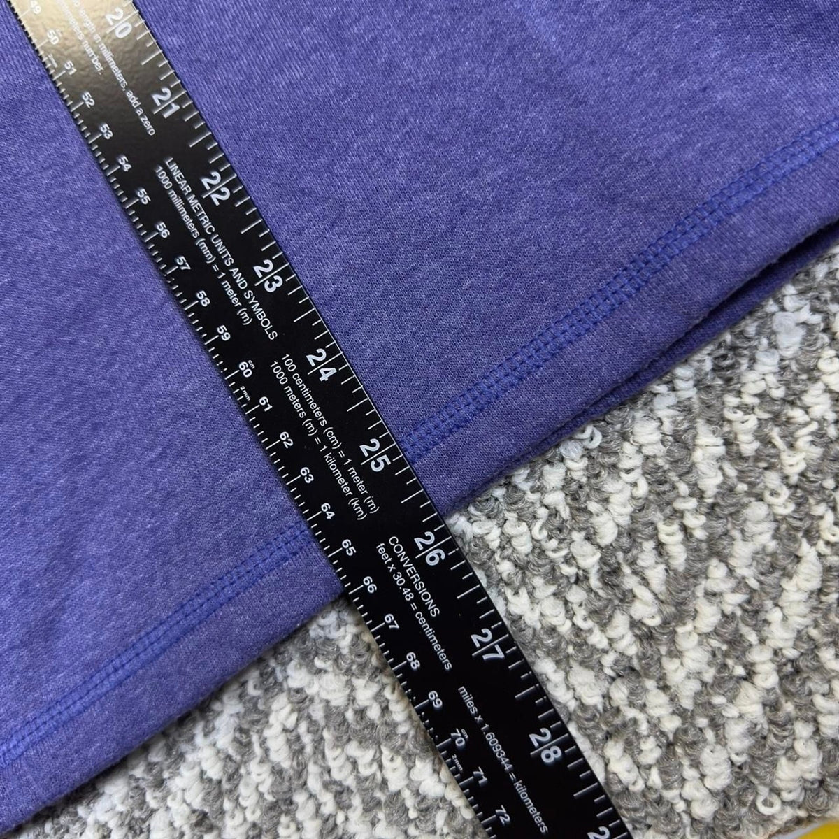 Vintage Hanes Sweatshirt Men L Purple Heathered Crewneck 90s