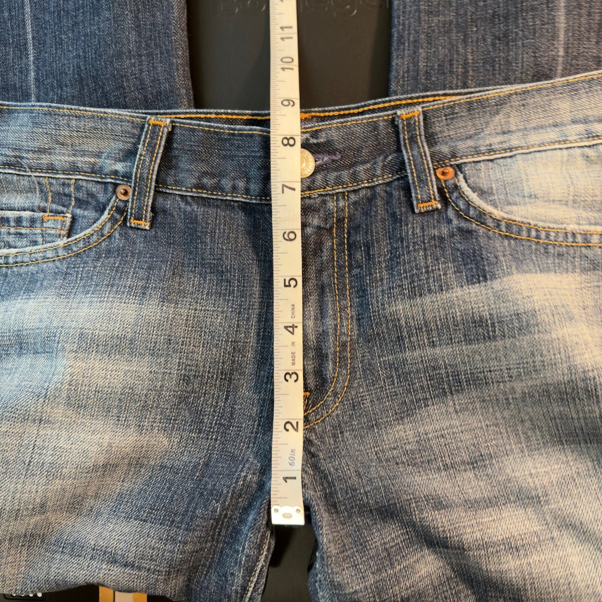 Y2K 7 For All Mankind Bootcut Jean Women 30 Blue Medium Wash