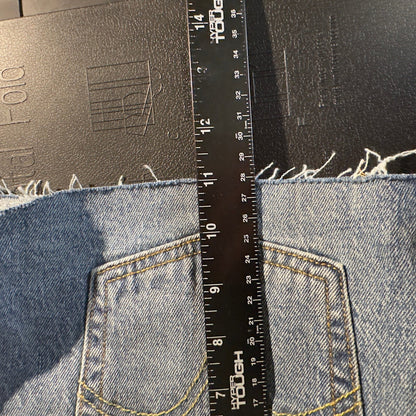 Levi's 501 Denim Shorts Womens 24 Blue High Rise Cut Off