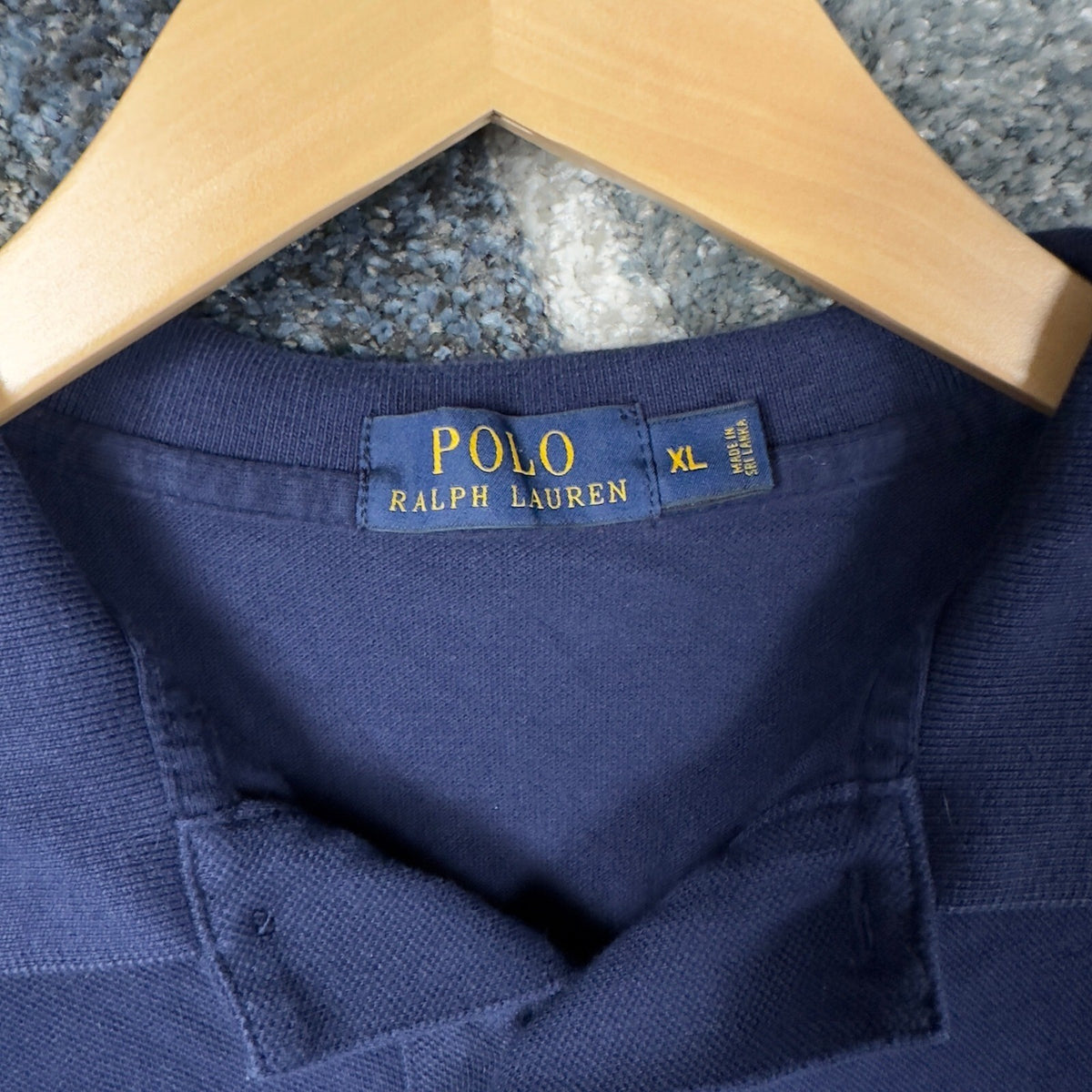Polo Ralph Lauren Polo Shirt Mens XL Navy Short Sleeve