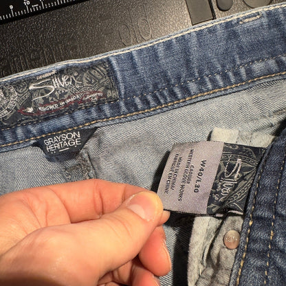 Silver Jeans Grayson Heritage Jeans Mens 40x30 Medium Wash