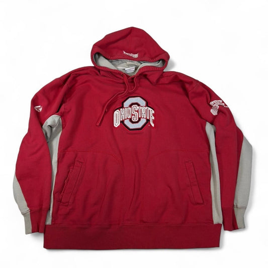 Majestic Ohio State Buckeyes Hoodie Men XL  Patch Sportswear