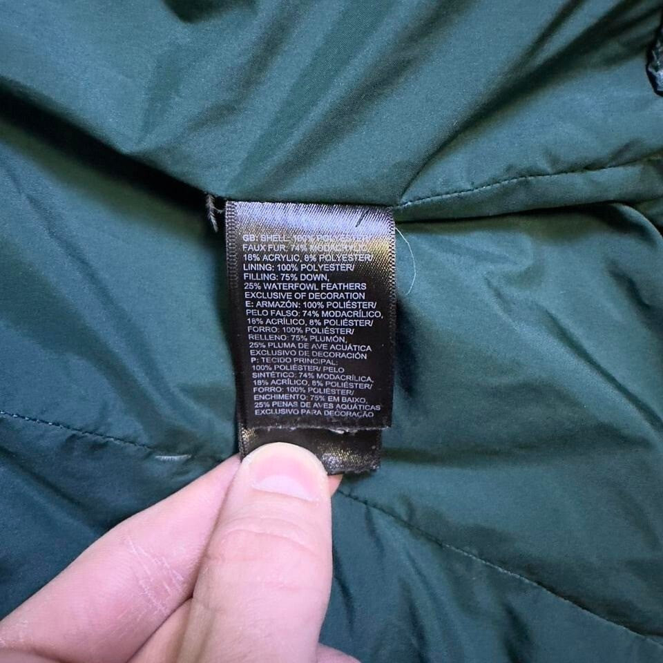 The North Face Goose Down Long Puffer Jacket Women's S Extreme Cold 650 Fill