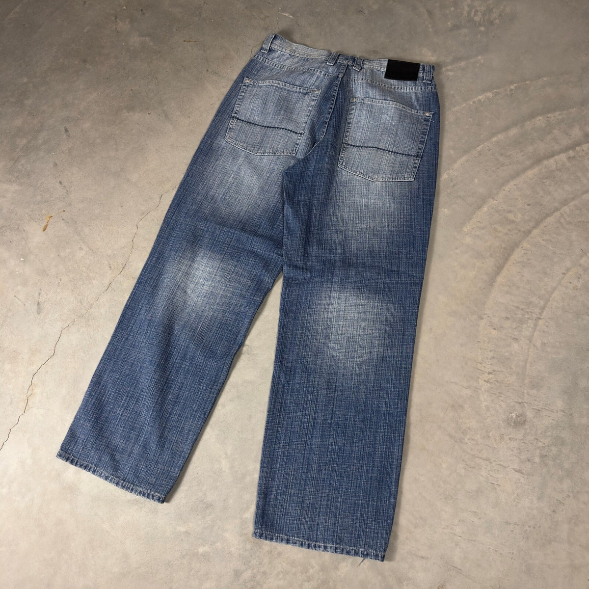 Vintage Y2K Koman Jeans Baggy Denim Mens 36x34 Blue