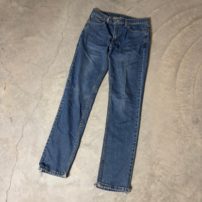 Levi's 511 Slim Fit Jeans Mens 32x34 Blue Medium Wash Tall