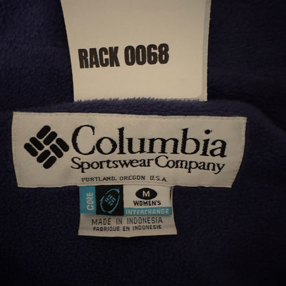 Columbia Interchange Jacket Womens M Navy Fleece Lined