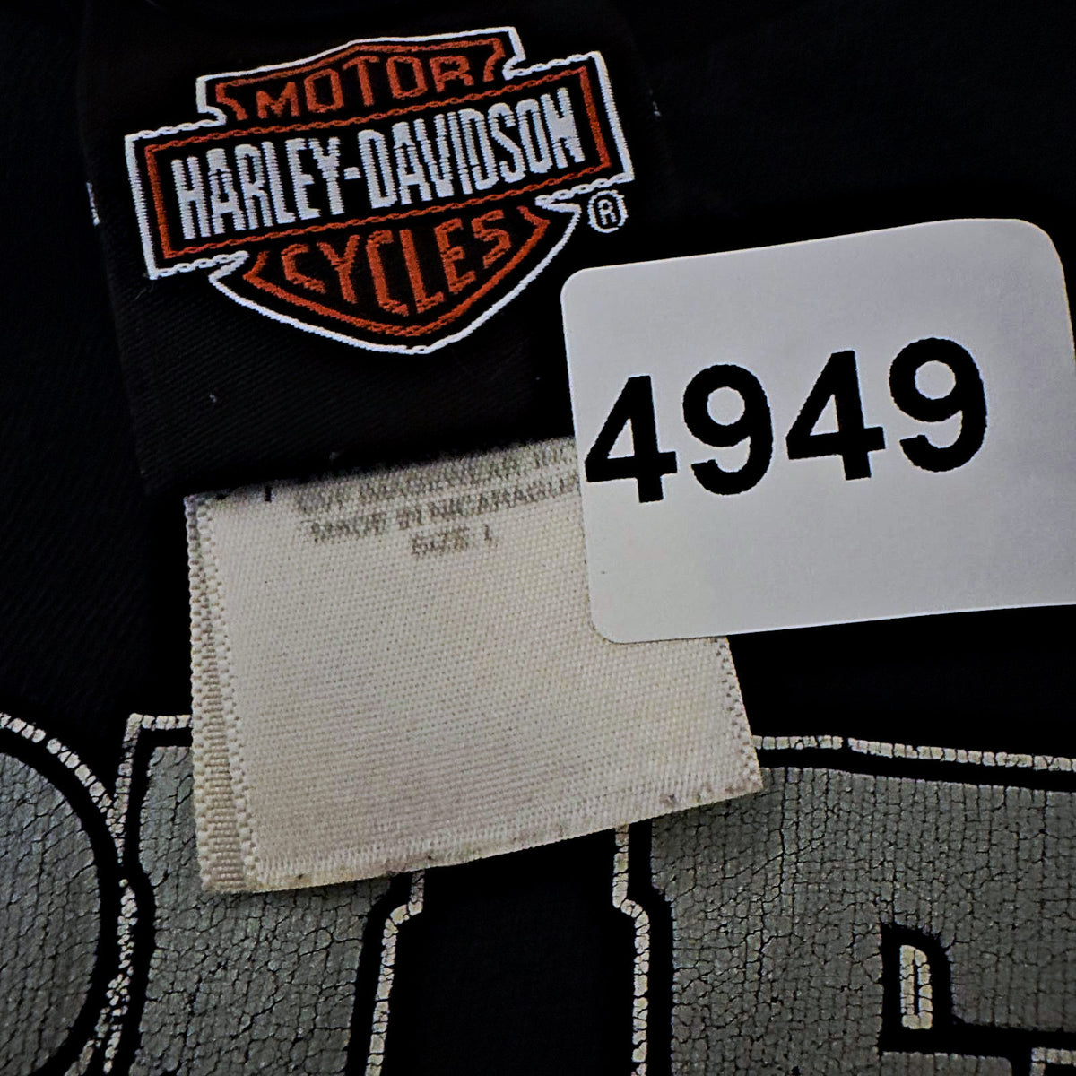 Harley Davidson Motorcycles Fargo ND Tee Mens L Black Biker