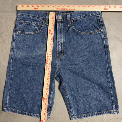 Vintage Levis 505 Denim Shorts Mens 32 Blue Y2K