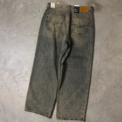 NWT Levi's Premium 578 Baggy Jeans Mens 34x30 Dirty Wash