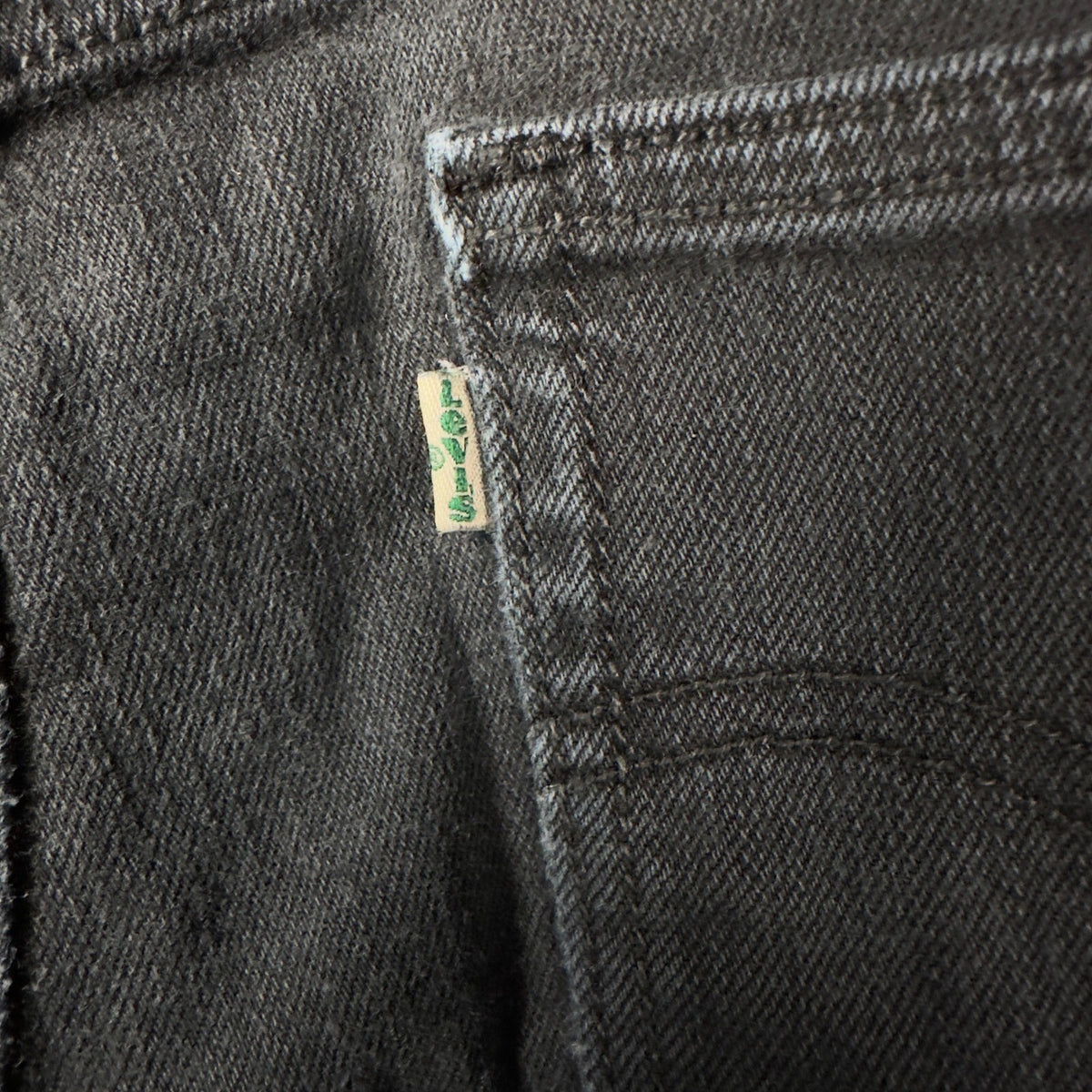 Levis 531 Low Skinny Jeans Womens 6L W28 Faded Black Grunge