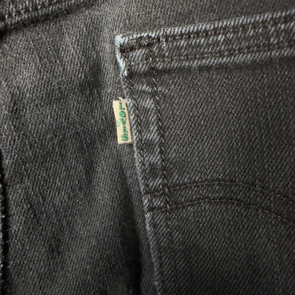 Levis 531 Low Skinny Jeans Womens 6L W28 Faded Black Grunge