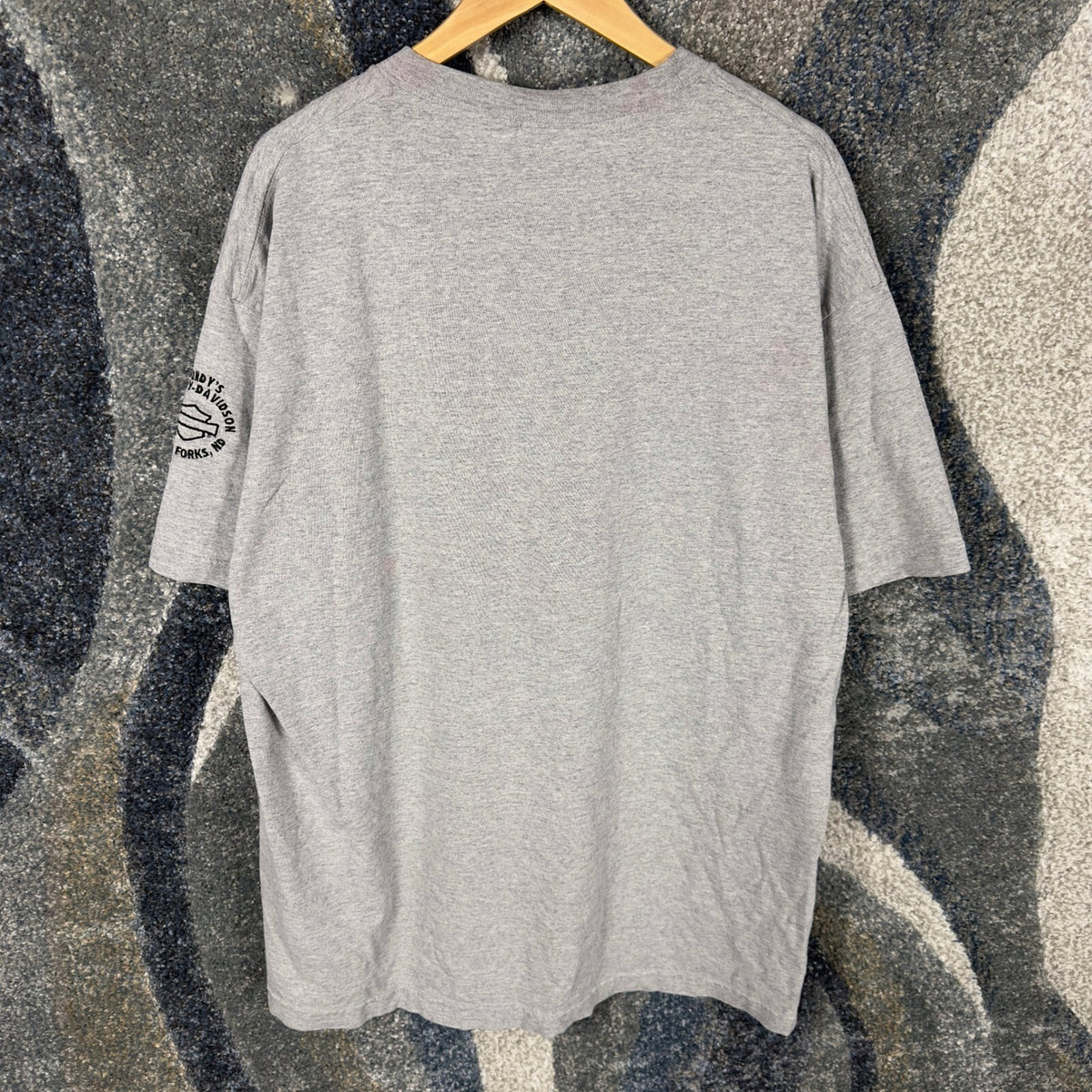 Harley Davidson Hardys Grand Forks ND T-Shirt Mens XXL Gray