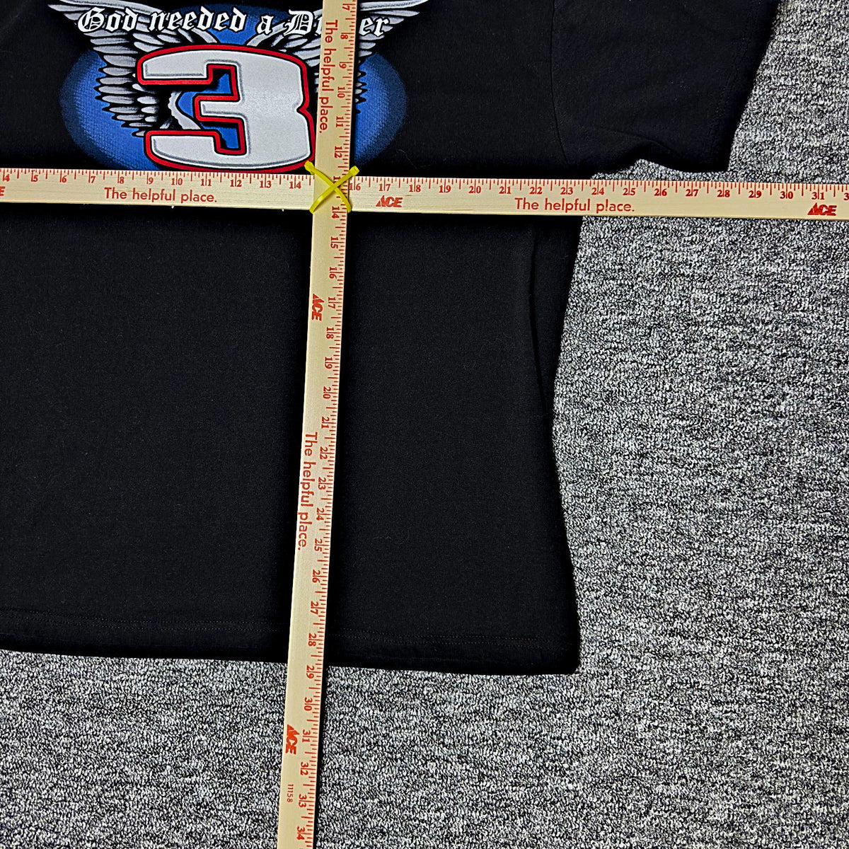 Delta God Needed a Driver #3 Graphic Tee Mens XL Black
