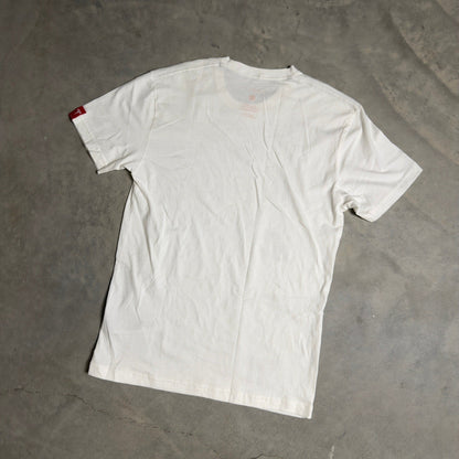 Tesla Graphic Logo TShirt Mens S White Short Sleeve Techwear