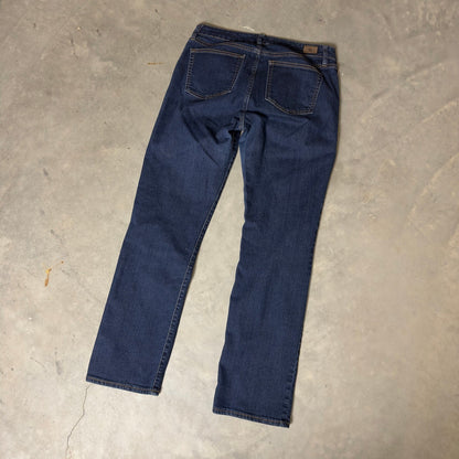 Lauren Ralph Lauren Straight Jeans Womens 8 Dark Wash Preppy