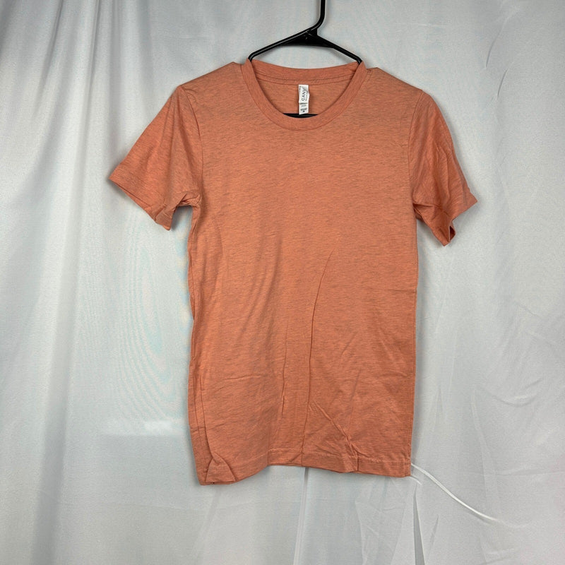 NWT BELLA + CANVAS Men's T-Shirt XS Heather Prism Sun