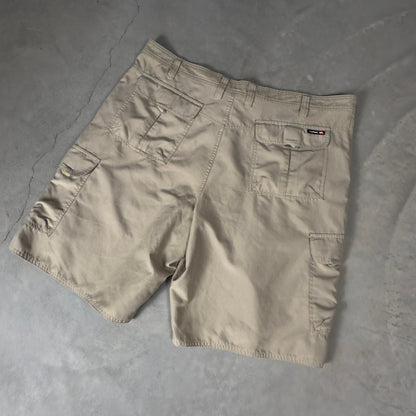 Tony Hawk Cargo Shorts Mens 40 Tan Khaki Baggy Skater Y2K