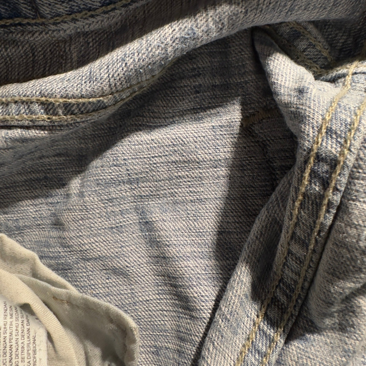 Levi's 501 Original Fit Jeans Mens 36x36 Light Wash Blue Baggy Denim Streetwear