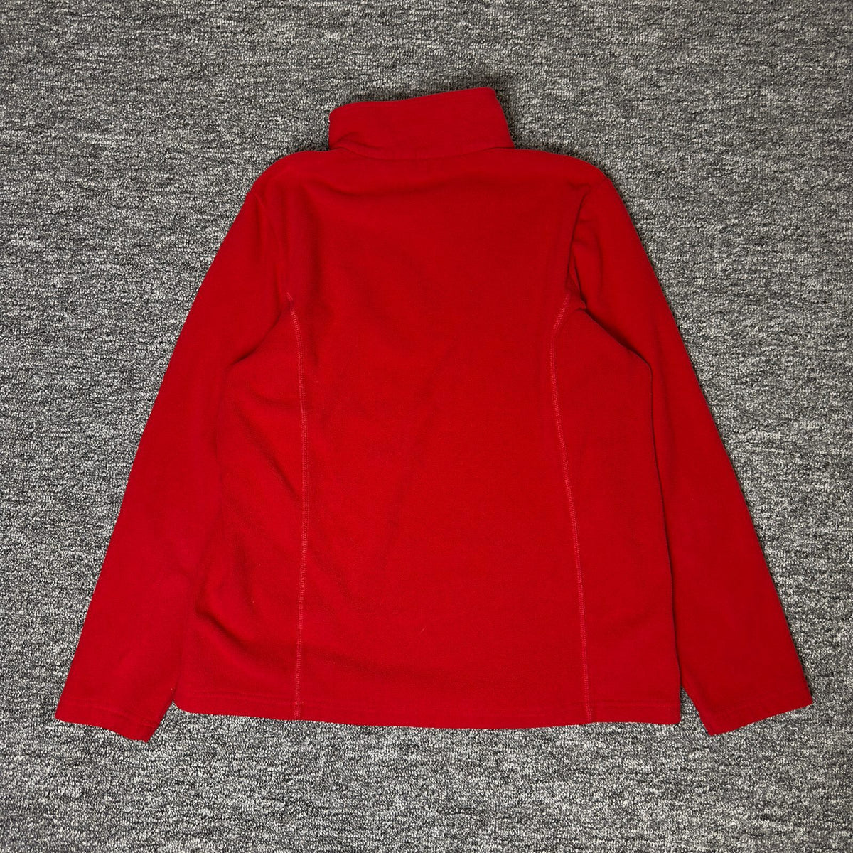 Lands' End Fleece Quarter Zip Womens M Red