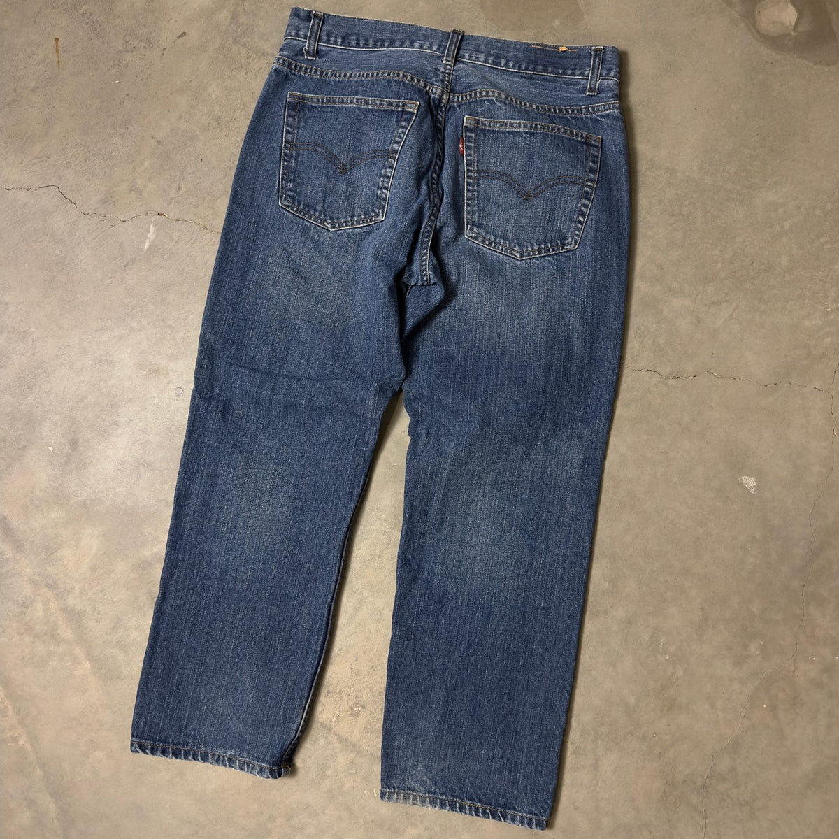 Levi's 505 Regular Jeans Boys 14 Husky 33x28 Medium Blue