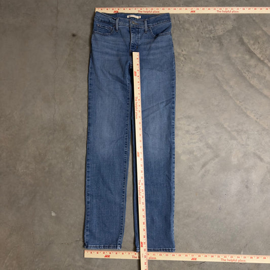 Levi's 314 Shaping Straight Jeans Womens 26x32 Blue