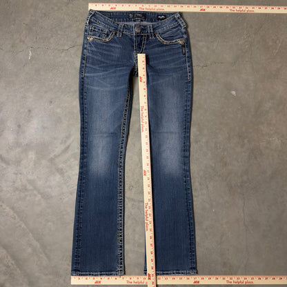 Silver Jeans Aiko Slim Bootcut Womens 26x31 Medium Wash