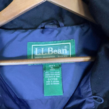 L.L. Bean Men's XL Tall Jacket Navy Y2K
