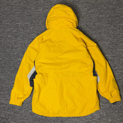 Columbia Interchange Hooded Jacket Womens M Yellow Gorpcore