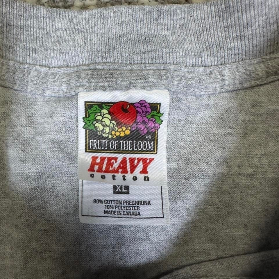 Sioux Narrows Canada Embroidered Fish T-Shirt Gray Mens XL