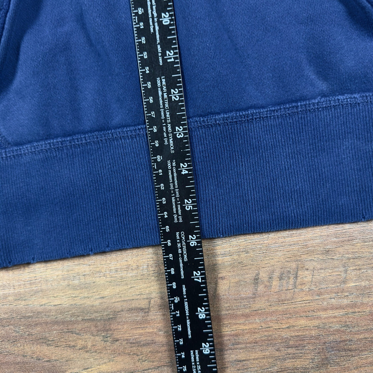 Abercrombie & Fitch Muscle Fit Hoodie Mens XL Navy Graphic