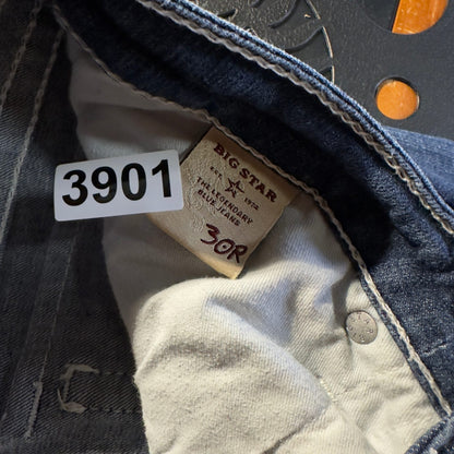 Big Star Remy Jeans Womens 30R Low Rise Dark Wash Bootcut
