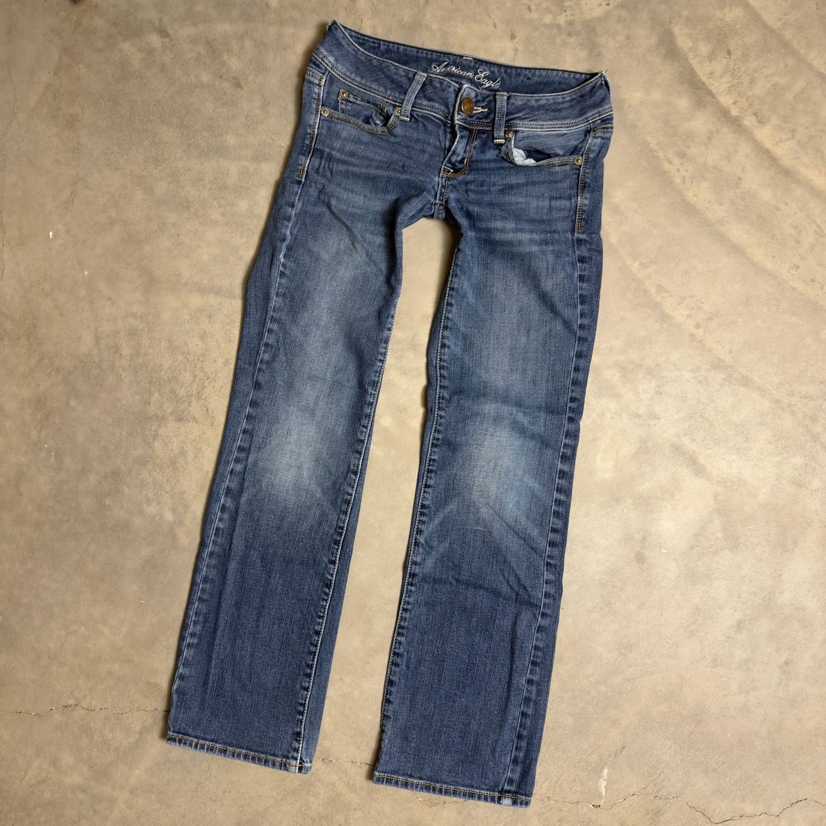 American Eagle Slim Boot Jeans Womens 0 Blue
