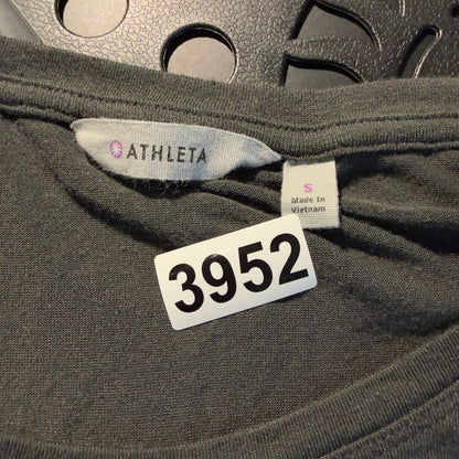 Athleta Long Sleeve Tee Womens S Black Scoop Neck Basic