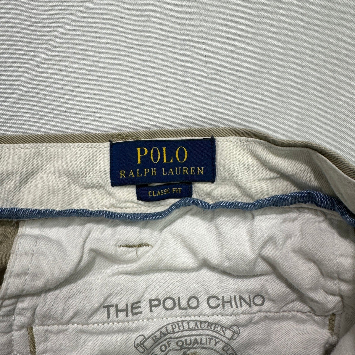 Polo Ralph Lauren Mens 38x34 Classic Fit Khaki Chino Pants