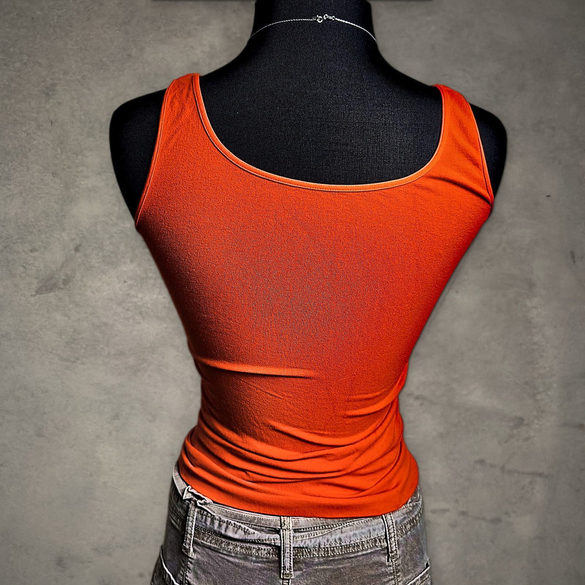Nikibiki Seamless Tank Top Womens One Size Orange Minimalist