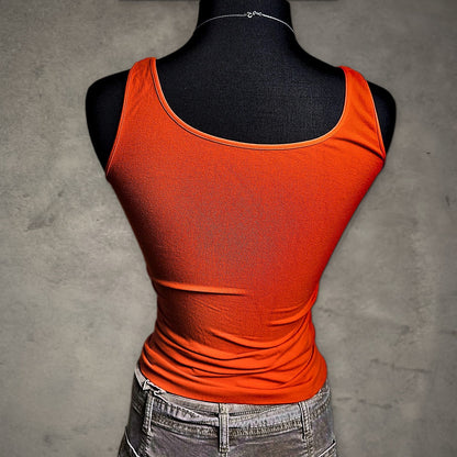 Nikibiki Seamless Tank Top Womens One Size Orange Minimalist
