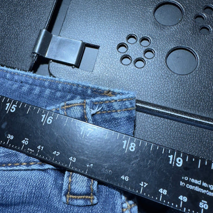 Rock & Roll Cowgirl Boyfriend Jeans Womens 34x32 Blue