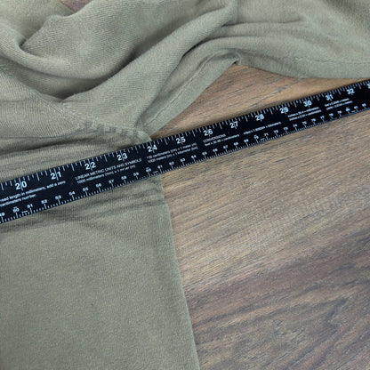 Field Gear Mens Vintage XXL V-Neck Sweater Linen Cotton Neutral Tan Striped 1157