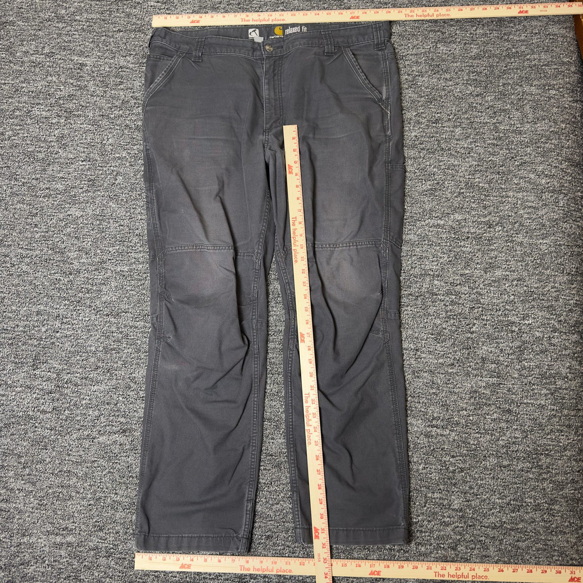 Carhartt Full Swing Relaxed Pants Mens 40x32 Gray Baggy