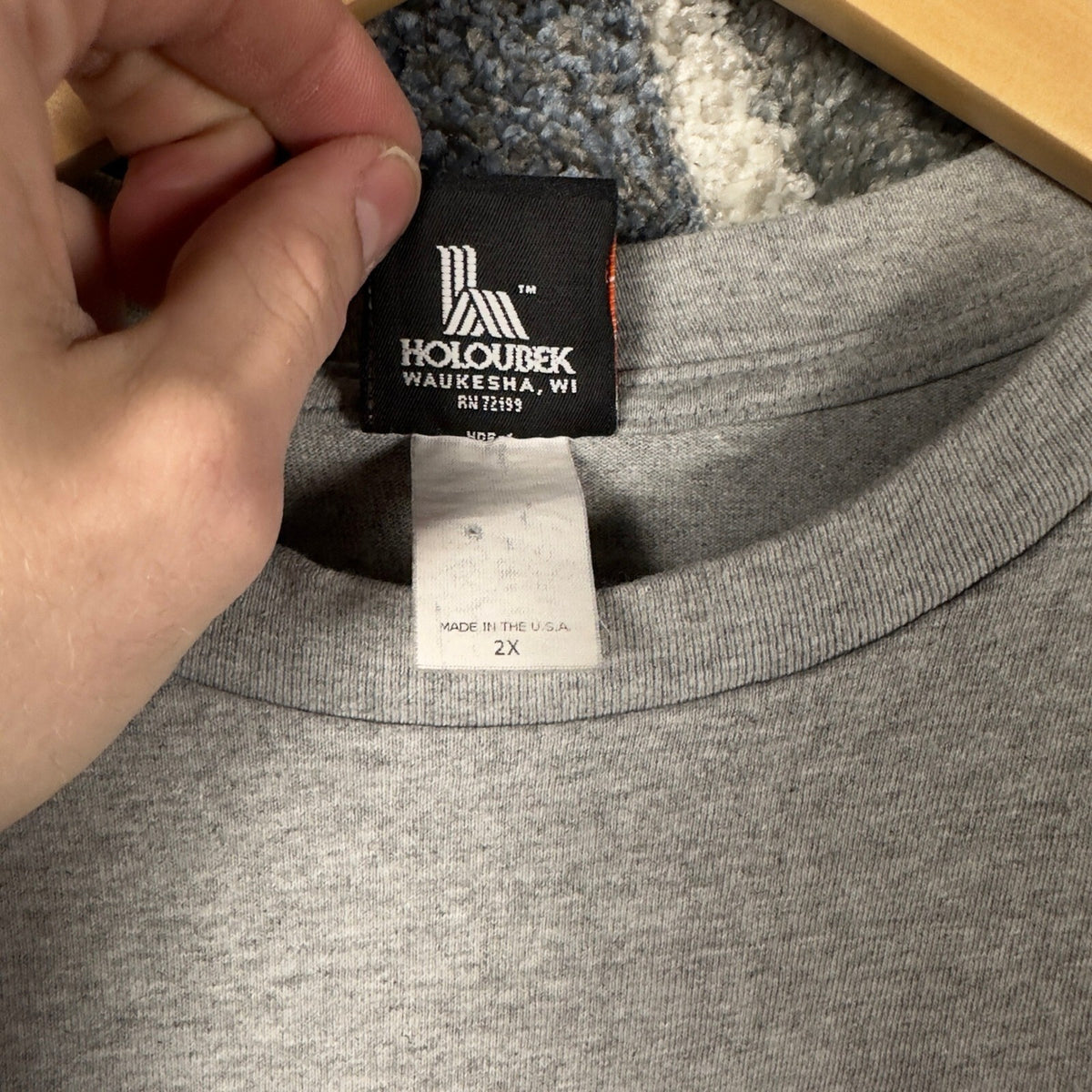 Vintage 2002 Harley Davidson Long Sleeve Tee Womens 2X Grey