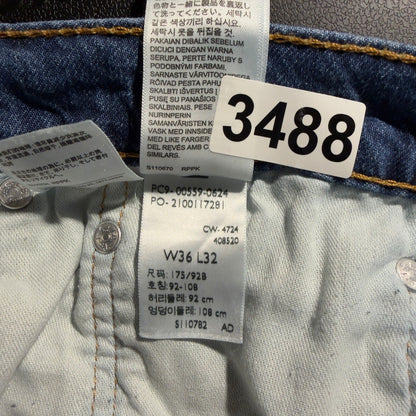 Levi's 559 Relaxed Straight Jeans Mens 36x32 Blue Baggy Streetwear Denim