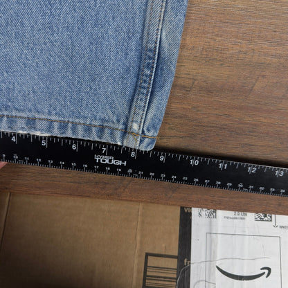 Eddie Bauer Straight Distressed Jeans Mens 35x32 Light Wash