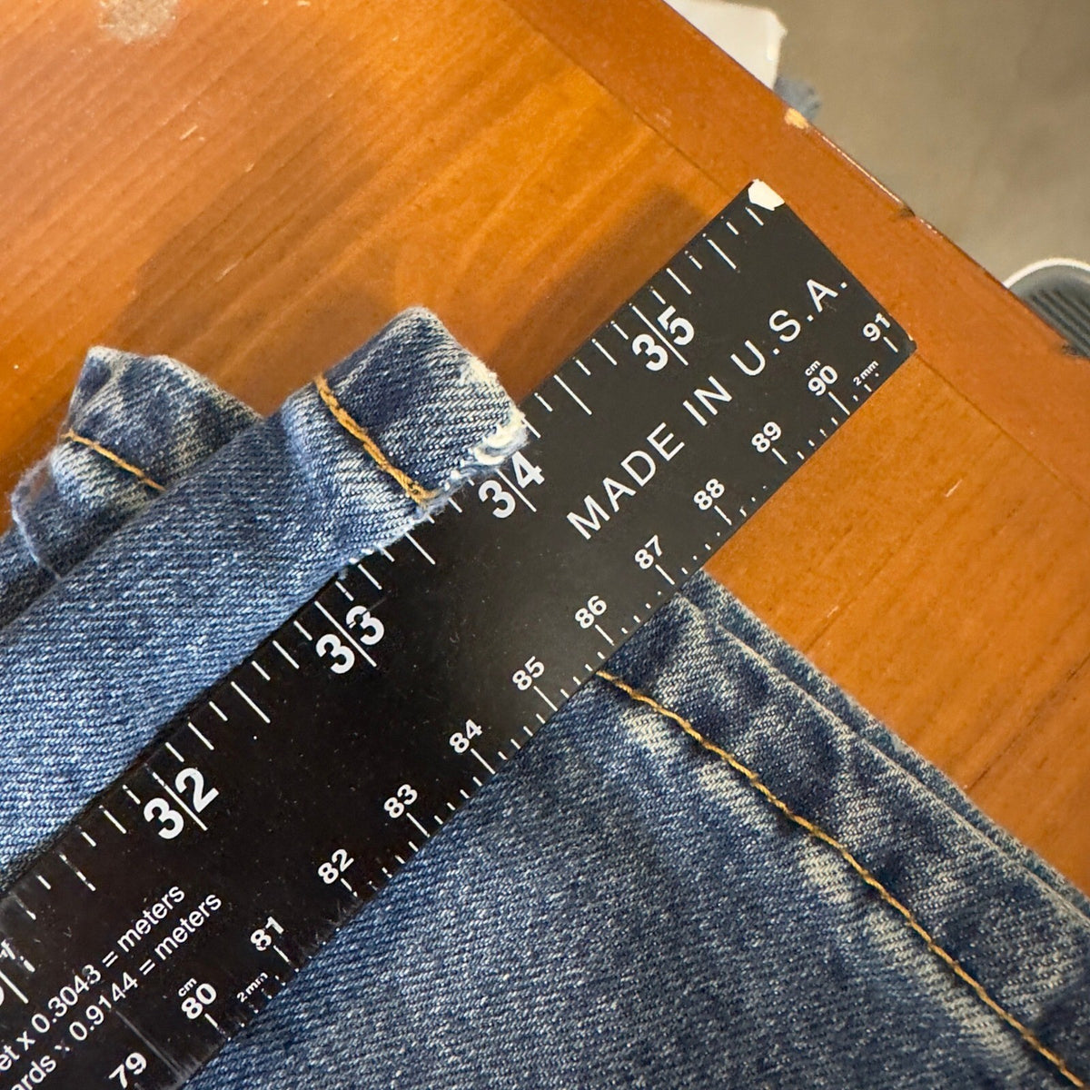 Levi's 511 Slim Fit Jeans Mens 32x34 Blue Medium Wash Tall