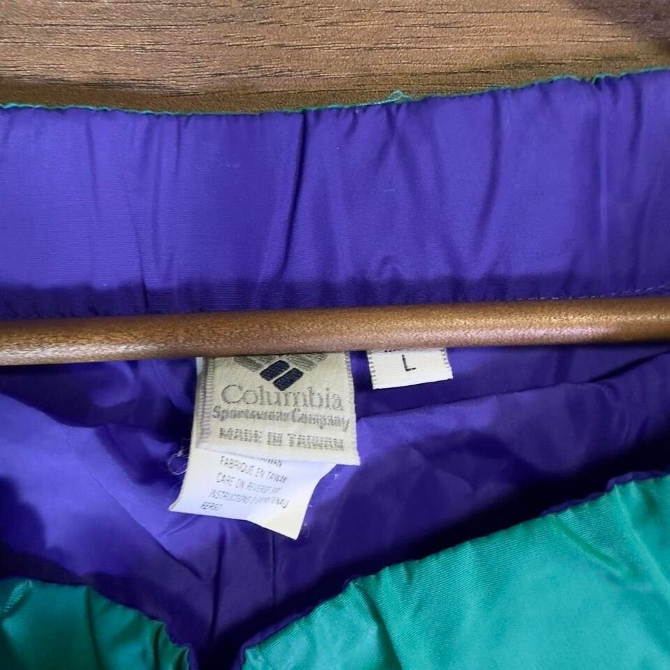 Y2K Columbia Ski Pants Mens 30x32 Teal Outdoor Baggy Snow
