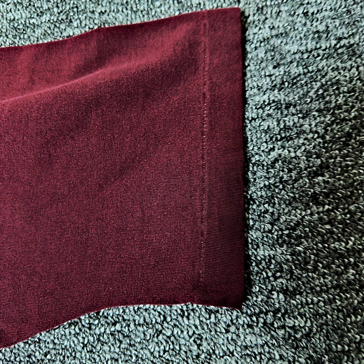 Vintage Honors Pocket Tee Mens L Maroon Made in USA