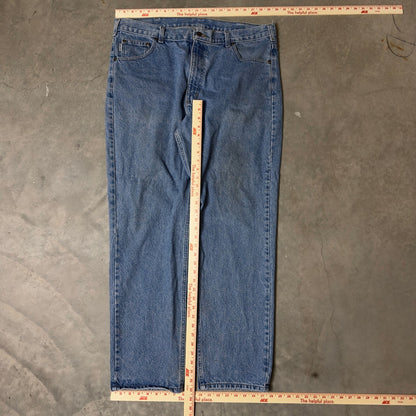 Vintage Carhartt Denim Jeans Mens 38x31 Baggy