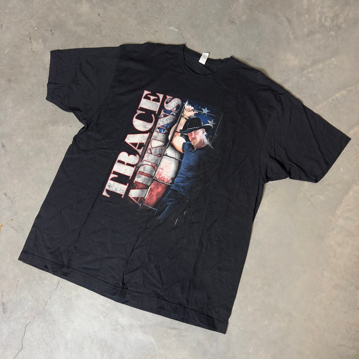 Trace Adkins Concert Tour Graphic T-Shirt Mens XXL Black