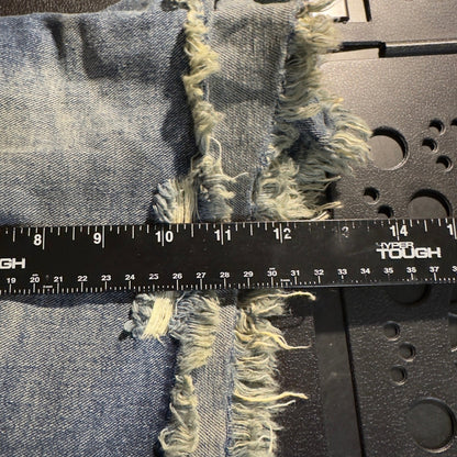 Free People Denim Cut Off Shorts Womens 31 Blue Distressed